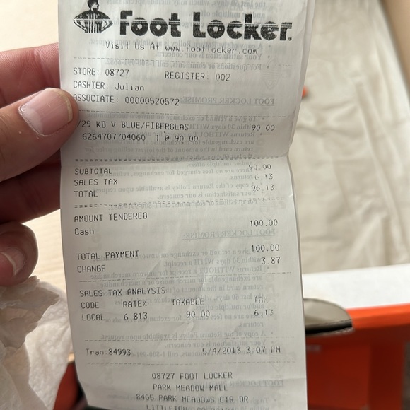 Nike KD V (GS) 6Y Easter - Picture 10 of 10